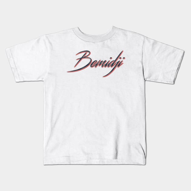 Bemidji City Kids T-Shirt by PowelCastStudio